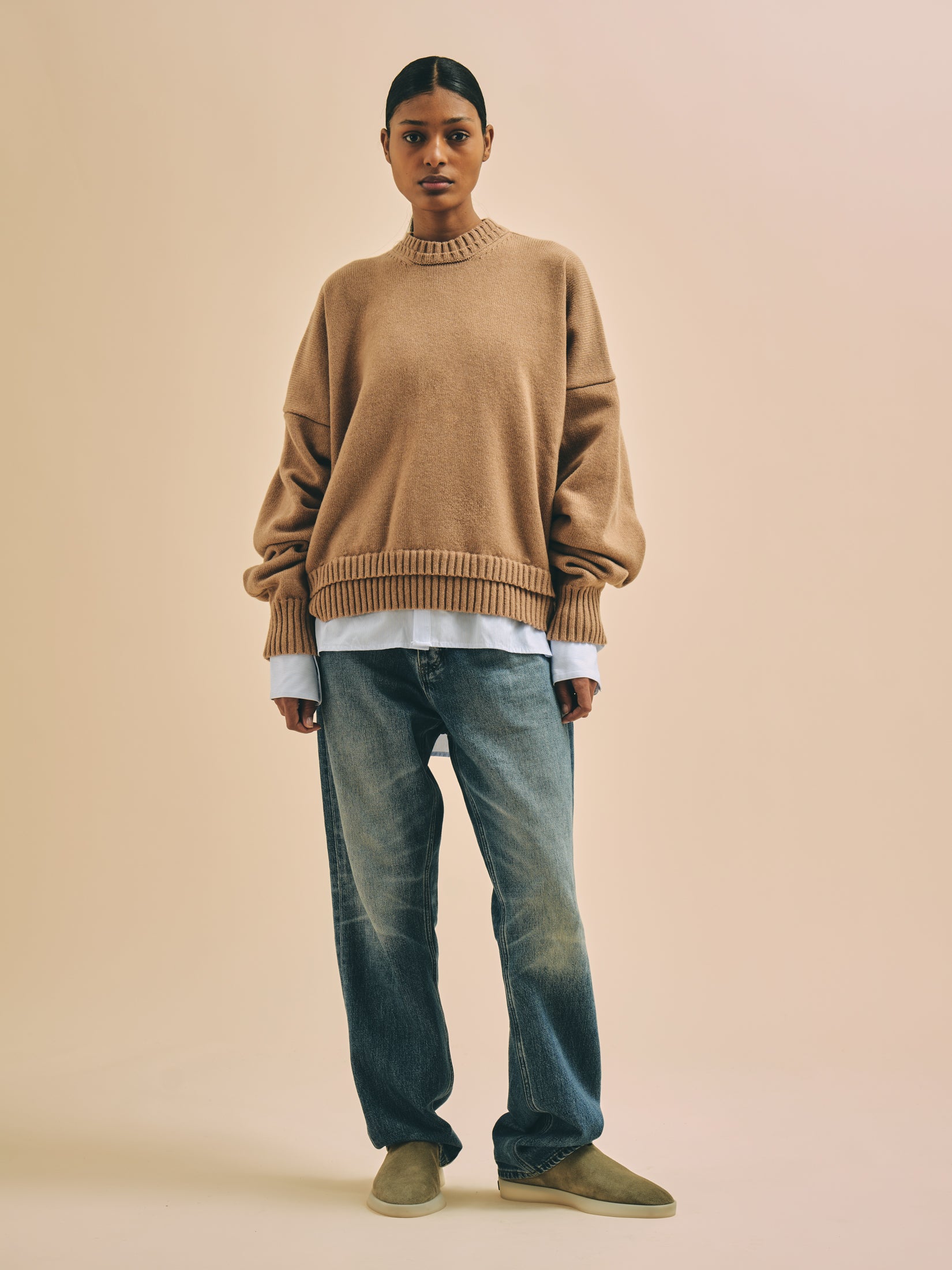 Theo Cropped Sweater – Florence Black