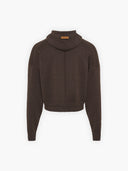 Dunn Crop Knit Hoodie