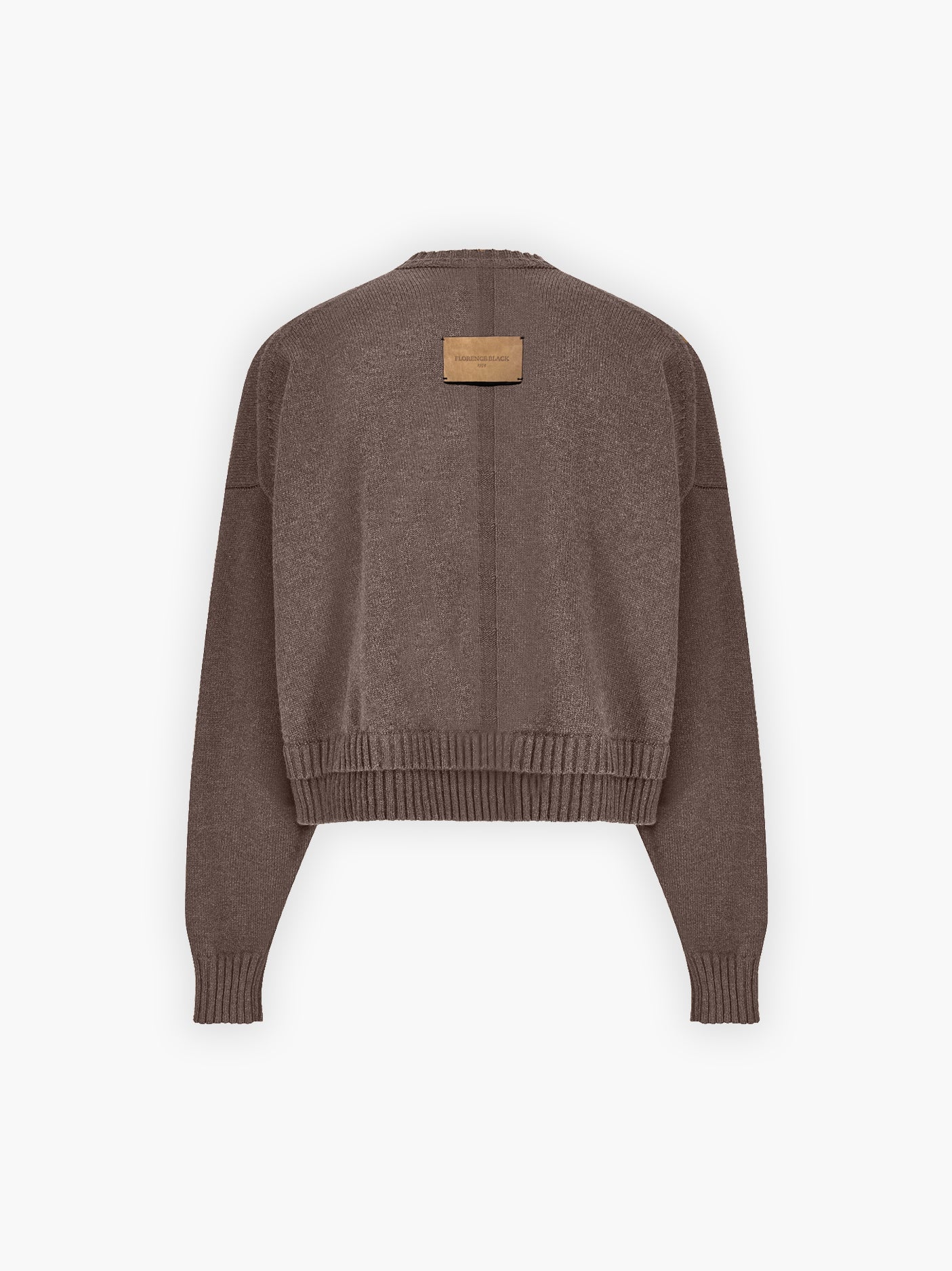 SOLxFUC All around Sweater (Brown) ニット Theo Cropped Sweater – Florence Black