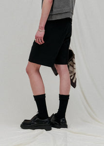 Black Cotton Sock