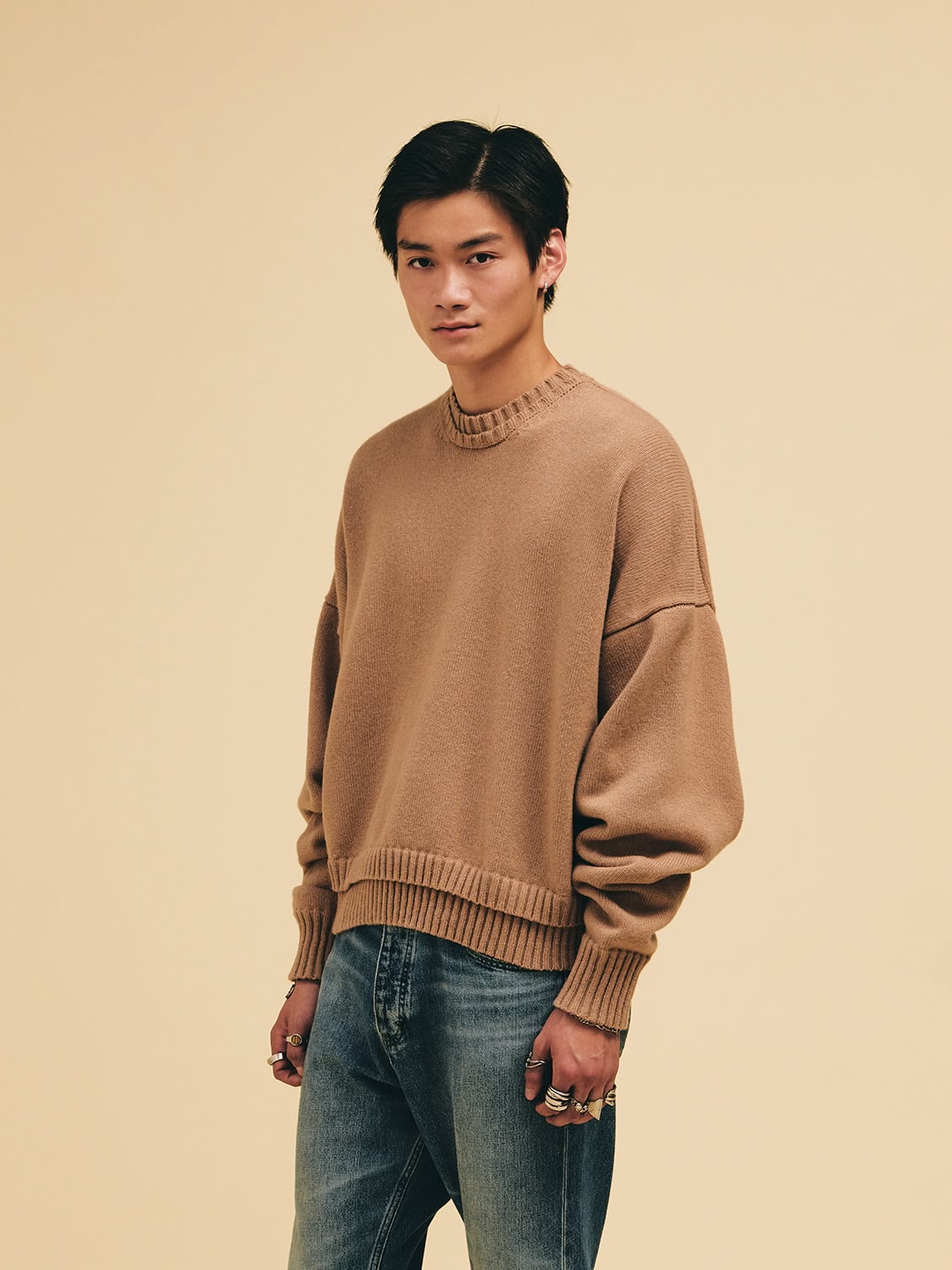 Theo Cropped Sweater – Florence Black