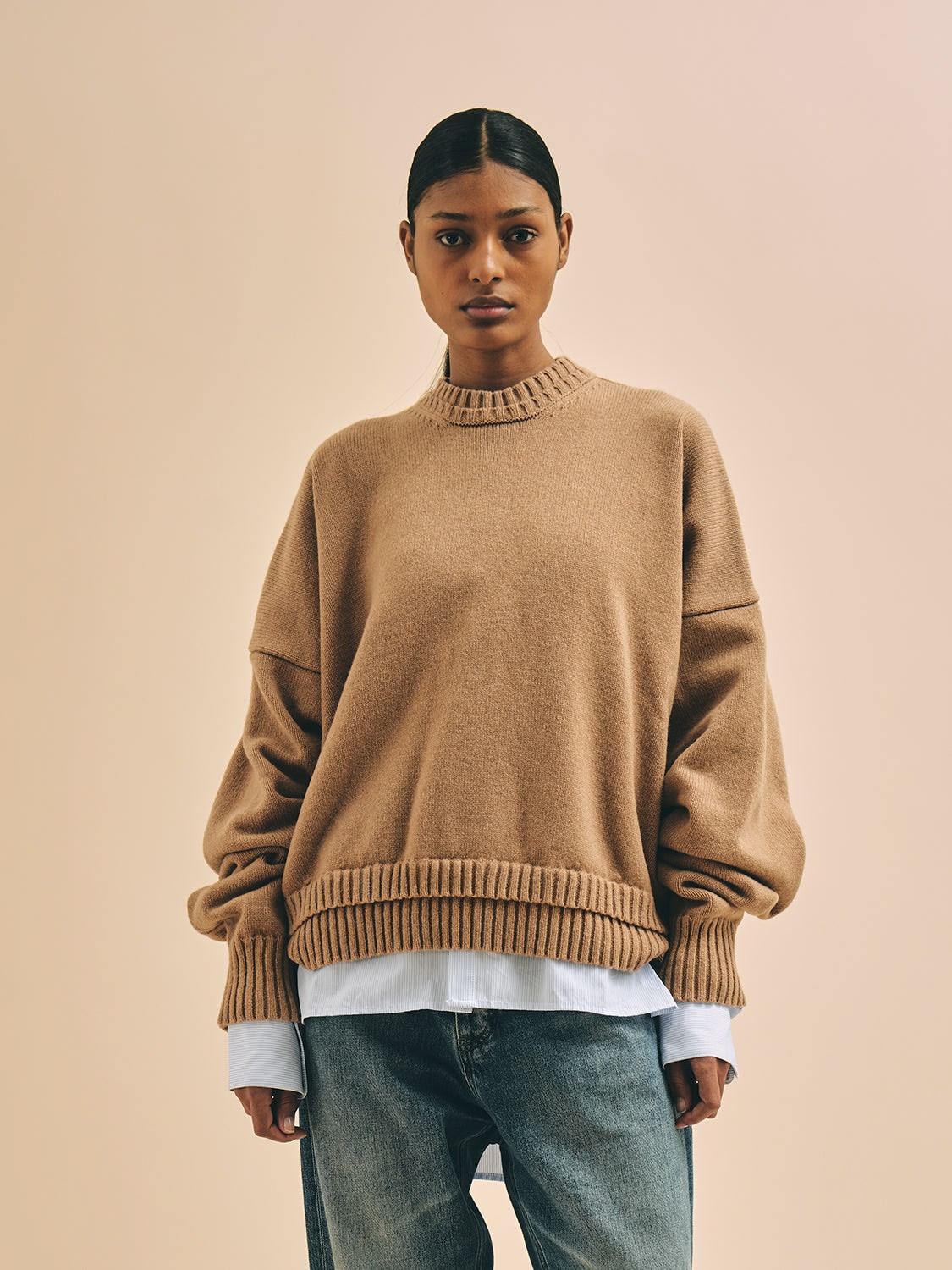 Theo Cropped Sweater – Florence Black