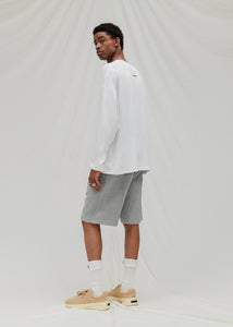 Essential Pleated Jersey Shorts - Grey