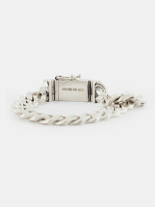 Silver 12mm Curb Bracelet