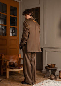 Oversized Blazer - Brown