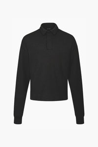 Black Luxe Cashmere Polo