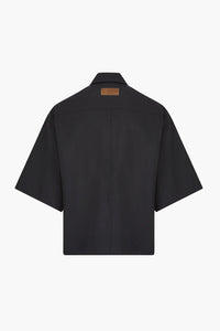 Wool Boxy Short Sleeve Shirt V4
