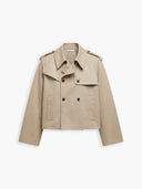 Apphia Cropped Trench Coat