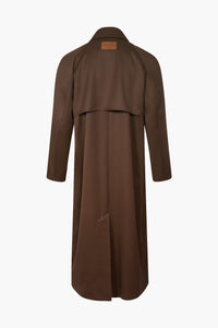 Oversized Trench Coat - Brown
