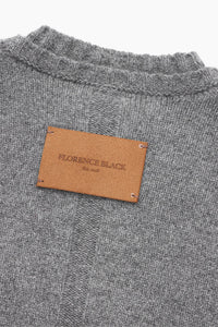 Cropped Lambswool Sweater V3 - Grey