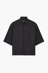 Wool Boxy Short Sleeve Shirt V3