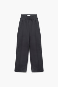 Essential Black Pleated Sweatpants