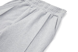 Essential Grey Pleated Sweatpants